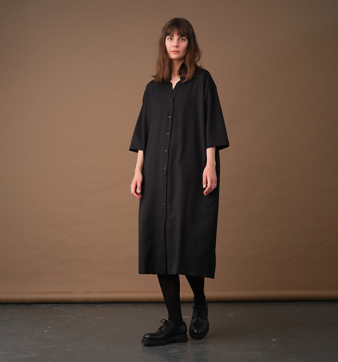 Liebling Naja Kreidestreifen-Kleid